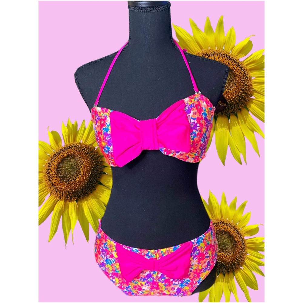 The Fille Multicolor Rose Swimsuit